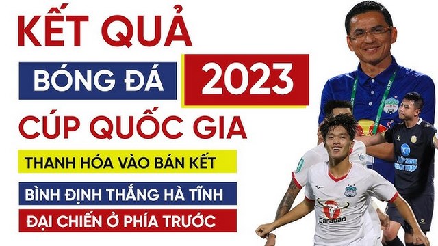 Kết quả vòng loại 1 Cúp Quốc gia Việt Nam.
