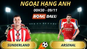 Soi Kèo Nhà Cái Sunderland - Arsenal: 00h30 - 09/11/2025 - Ngoại hạng Anh